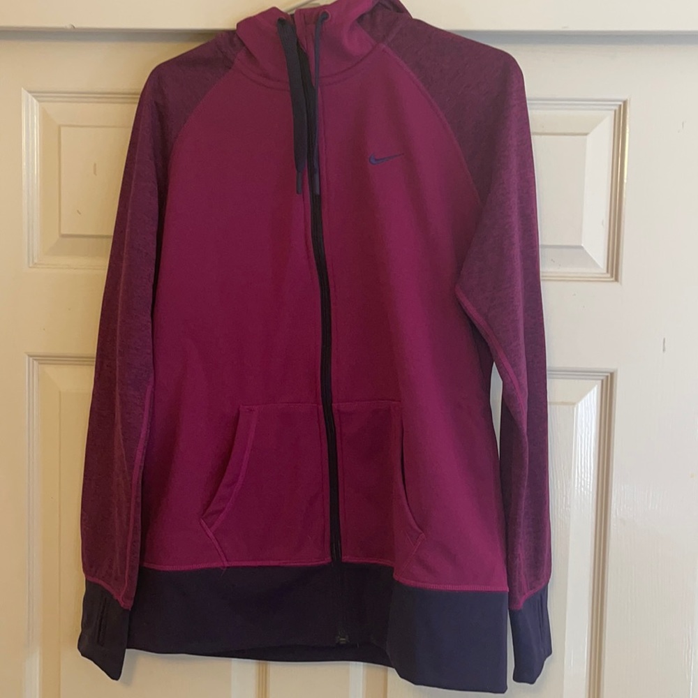Nike full zip jacket with hood